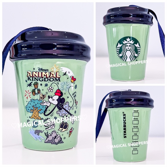 Starbucks Other - ❤️ 2022 Disney Parks | Animal Kingdom Minnie Mouse Starbucks Cup Ornament NWT